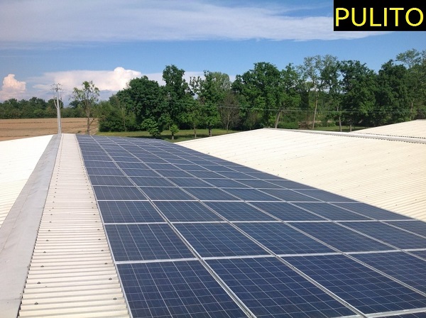 Fotovoltaico manutenzione, pulizia. Cerrione, Biella.