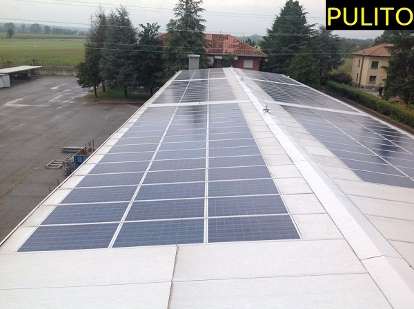 Fotovoltaico manutenzione, pulizia. Momo, Novara.