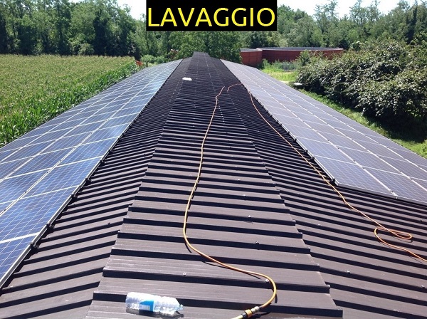 Fotovoltaico manutenzione, pulizia. Ozzero, Milano.