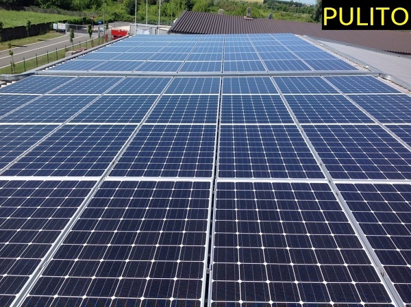 Fotovoltaico manutenzione, pulizia. Vercelli.