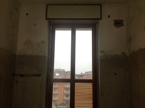 Isolamento casa. Insufflaggio muri perimetrali. Tortona, Alessandria.
