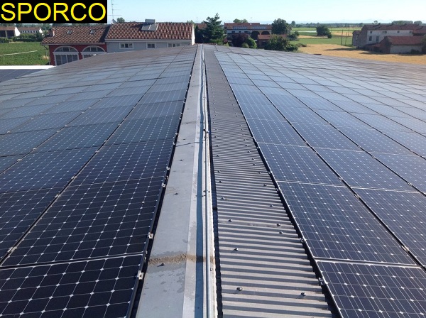 Fotovoltaico manutenzione, pulizia. Borgo San Martino, Alessandria.