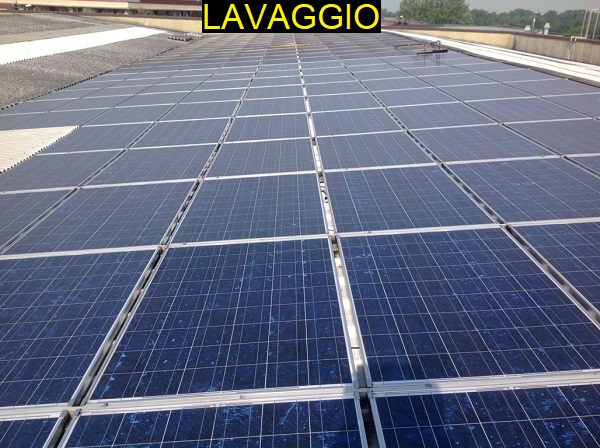 Fotovoltaico manutenzione, pulizia. Castelnuovo Scrivia, Alessandria.