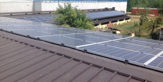 Fotovoltaico manutenzione, pulizia. Ozzero, Milano.