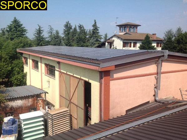 Fotovoltaico manutenzione, pulizia. Ozzero, Milano.