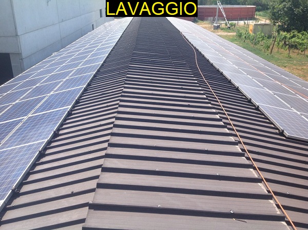 Fotovoltaico manutenzione, pulizia. Ozzero, Milano.