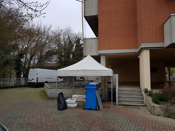 Isolamento casa. Insufflaggio muri. Alessandria (AL)