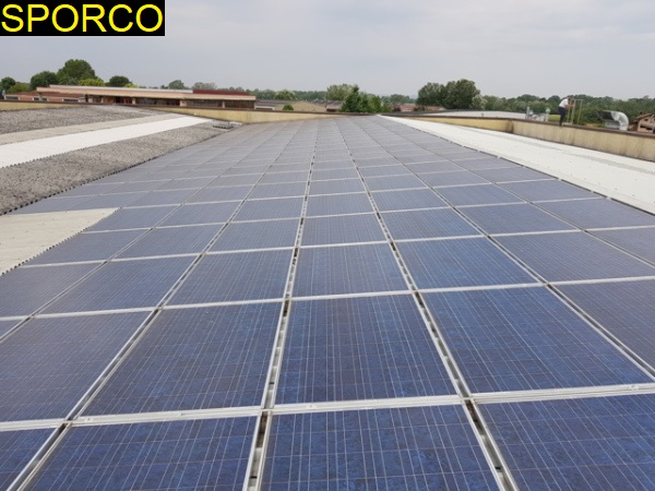 Fotovoltaico manutenzione, pulizia. Castelnuovo Scrivia, Alessandria.