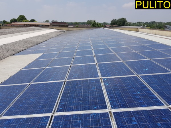 Fotovoltaico manutenzione, pulizia. Castelnuovo Scrivia, Alessandria.