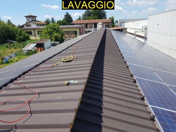 Fotovoltaico manutenzione, pulizia. Ozzero, Milano.