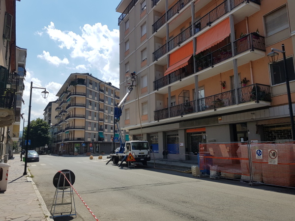 Isolamento condominio. Insufflaggio muri. Acqui Terme (AL)